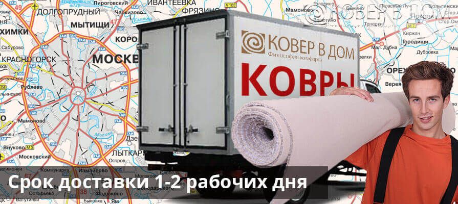 Delivery of carpets in Moscow and the region by online store carpet to the house