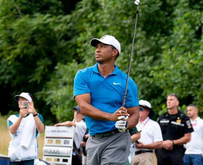 Professional golfer Tiger Woods at the Quicken Loans National