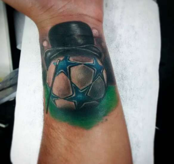 CSKA tattoos for a real fan. CSKA, Spartak, Zenit – Tattoo Club Tattoo PFK CSKA on caviar