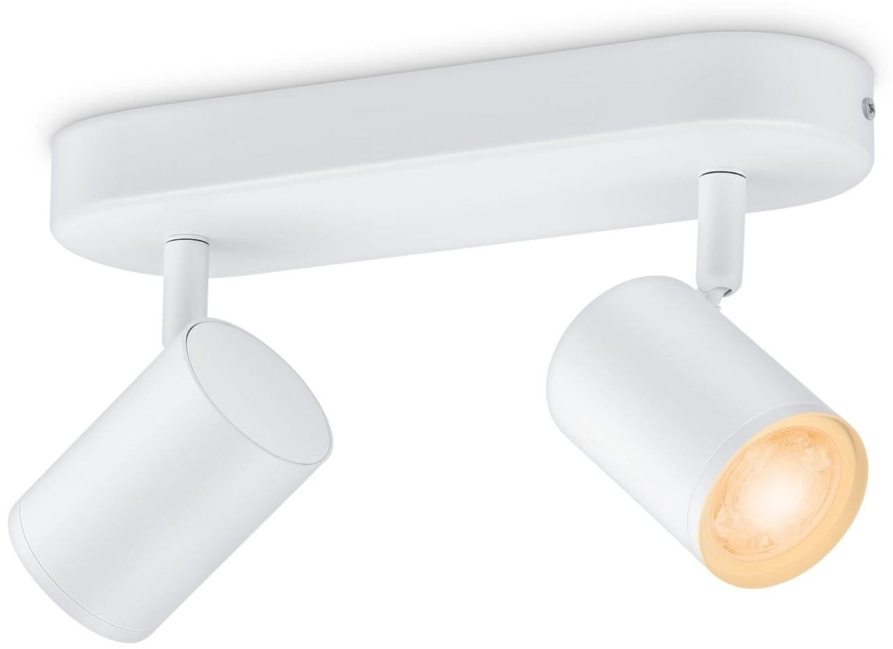 Smart overhead spotlight WiZ IMAGEO Spots 2х5W 2200-6500K RGB Wi-Fi white (929002658801) buy in Kyiv | price and reviews in MOYO