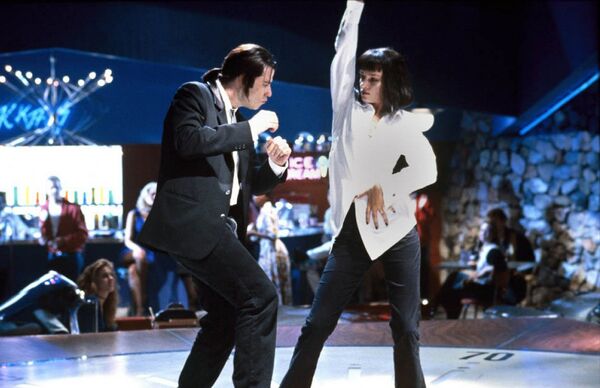 Shot from the film Pulp Fiction