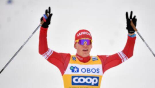 Bolshunov won the mass start and led the overall Ski Tour classification