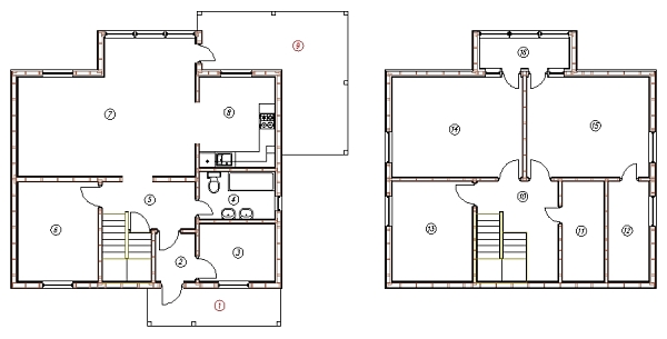 Kansas 163 frame house plan