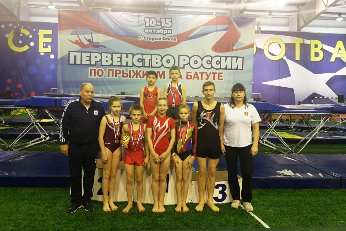 Tver acrobats won four medals of the Russian Championship