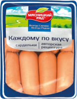 Sausages to everyone to taste Myasnitsky row, 630 g 