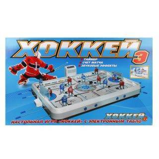 Hockey-E with electronic scoreboard, board game Toyza 641 OM-48200E-buy in Moscow